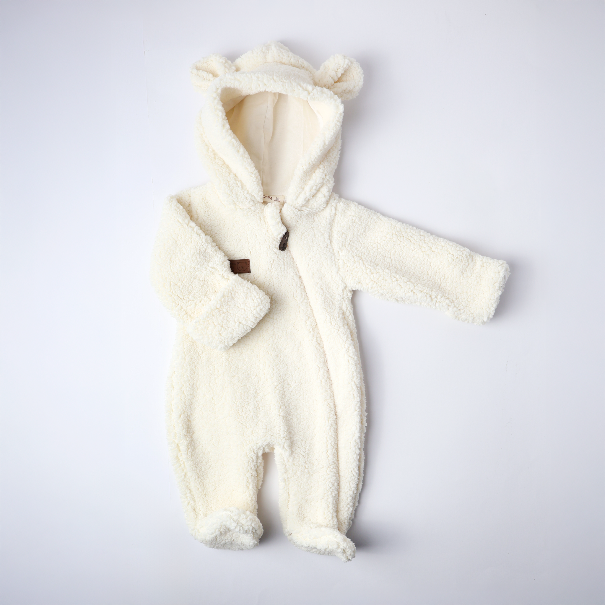 Veshje Dimri për Bebe me Kapuç & Veshë Arushi