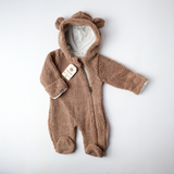 Veshje Dimri për Bebe me Kapuç & Veshë Arushi