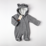 Veshje Dimri për Bebe me Kapuç & Veshë Arushi