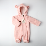 Veshje Dimri për Bebe me Kapuç & Veshë Arushi