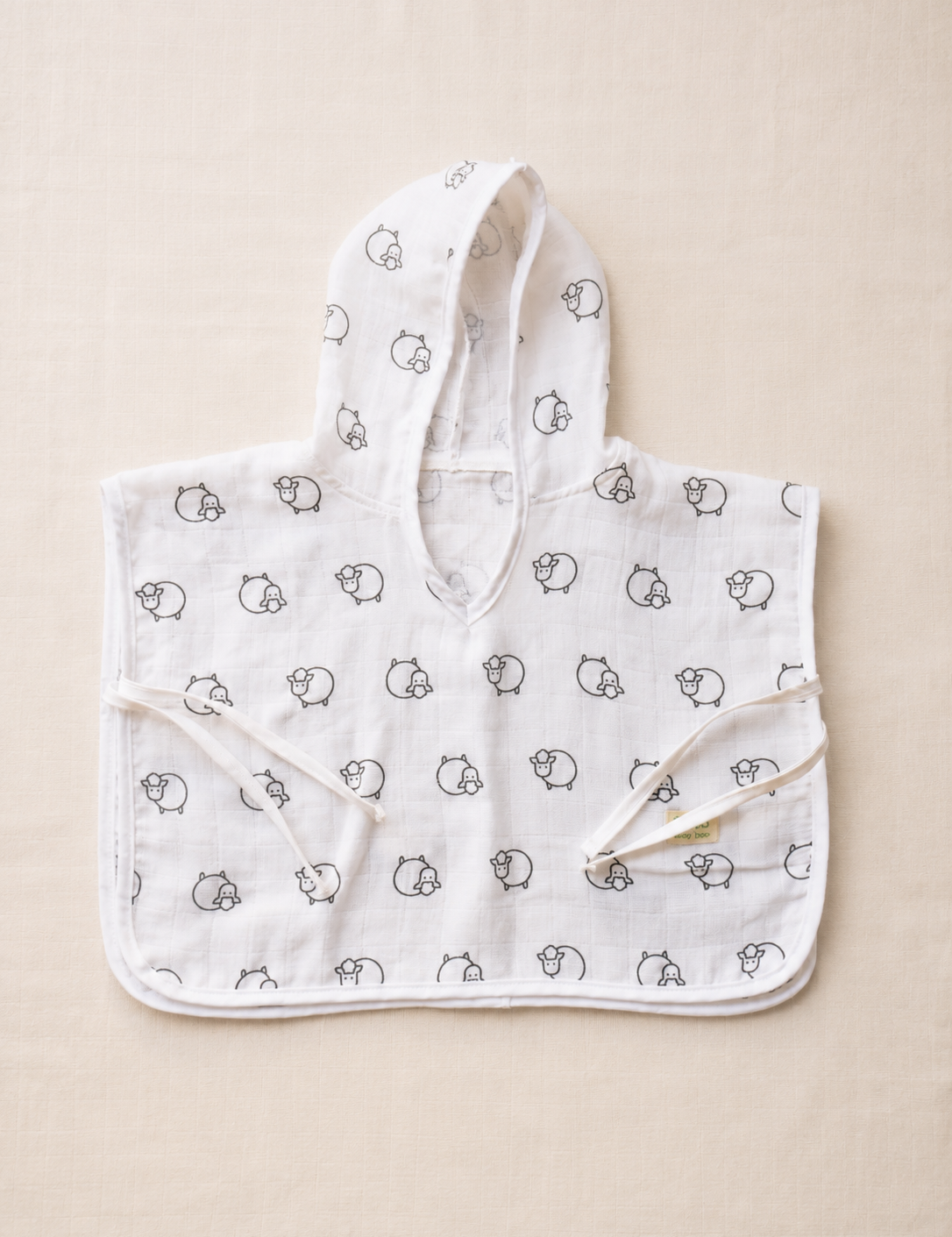Ponço për Fëmijë prej 100% Pambuk Muslin