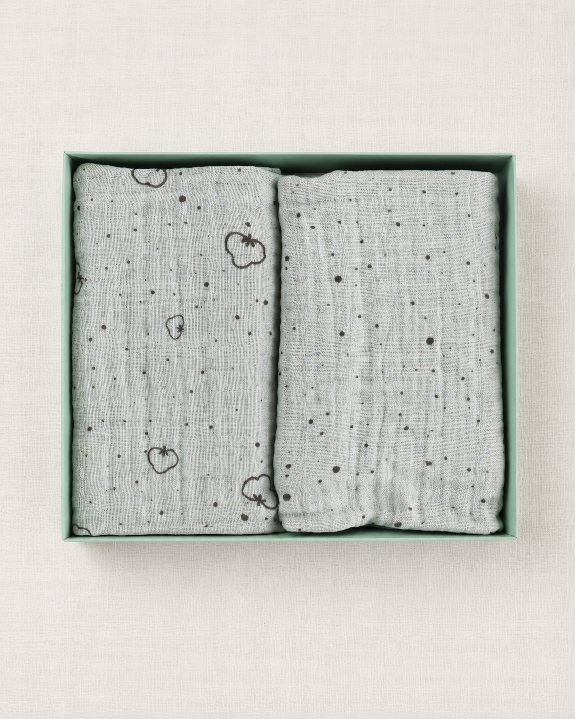 Pelene pambuk organik muslin 80x90 cm